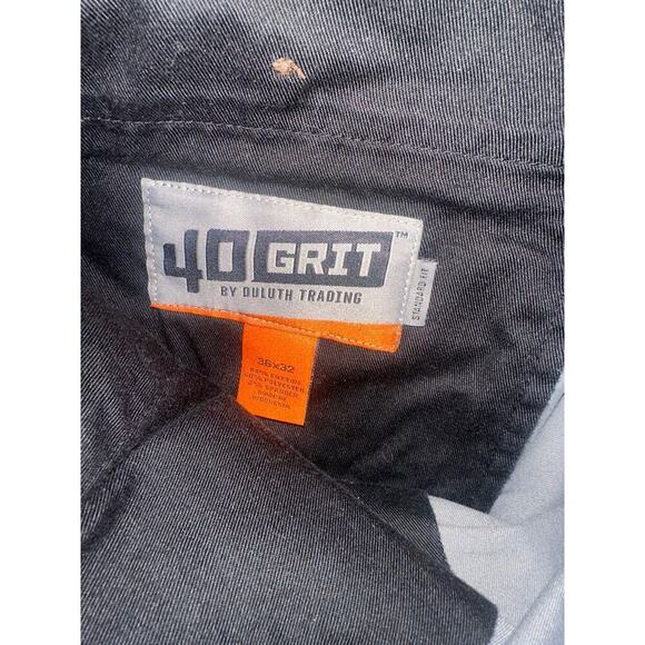 40 Grit by Duluth Trading Pant Mens 36x26 Gray Nylon Key Holder - Picture 2 of 5